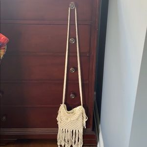 homemade boho style crossbody purse